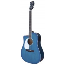 MADERA SV411CEQLH - 41'' ACOUSTIC LEFT-HANDED GUITAR WITH PICKUP - BLUE