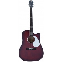 MADERA SV411CEQ - 41'' ACOUSTIC GUITAR WITH PICKUP - WINE RED