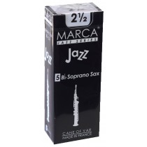 Marca Jazz Series - Soprano Saxophone Reeds (Box of 5) - 2 1/2