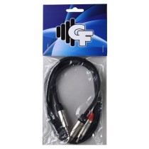 GF iPOD CABLE 1/8 STEREO TO RCA(L)RCA(R) - 3 FEET