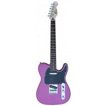 GROOVE TC4705 TELE STYLE ELECTRIC GUITAR WITH ALNICO PICKUPS - LIGHT PURPLE FINISH