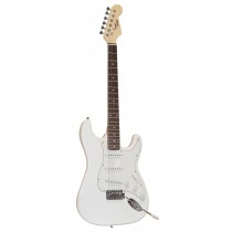 TONE STRAT-STYLE ELECTRIC GUITAR IN WHITE