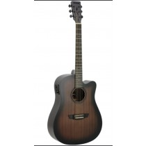 STRINBERG FS4D/TBS SIZE CUTAWAY ACOUSTIC GUITAR WITH PICKUP